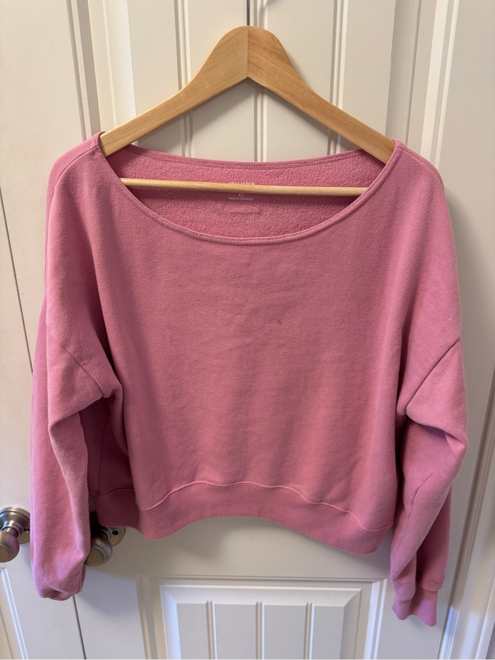 Hollister Pink Crewneck Sweatshirt